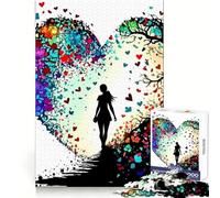 Love Jigsaw Puzzle 1000 Piece for Adults Mind Exercise Stress Relief Family Play Birthday Idea (38x26cm)