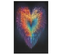 Love Jigsaw Puzzles 1000 Pieces for Adults Wooden Puzzle for Teenagers Educational Games Unique Gift （78×53cm）