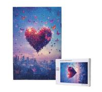 Love Jigsaw Puzzles for Adults 500, Butterfly Puzzles for Adults Wooden, Funny/Difficult/Impossible/Challenging Decompression Games, As a Birthday and Holiday Decor Gift for Women and Men M-1813