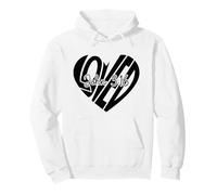 Love John 3 16 Christian Heart Faith Scripture Quote Design Pullover Hoodie