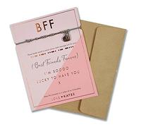 Love Kates BFF Best Friends Forever Morse Code Bracelet String With Beads & Heart Charm Wit LKJB003