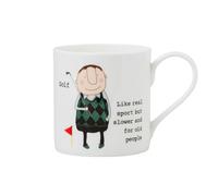 Love Kates Rosie Made A Thing Golf Like A Real Sport Mug in Gift Box Cheeky Aged Golfer - Gift Range - by Rosie Made A Thing - Humorous Design, Bone China, Funny Golfing Mug