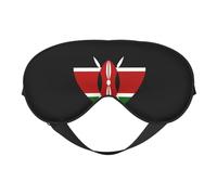Love Kenya Flag 11 Love Kenya Flag Sleep Masks Adjustable Strap Soft Eye Mask for Women Men Travel Work Home
