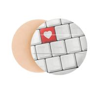 Love Keyboard Inserted Separately Air Cushion Makeup Foundation Sponge Powder Puff