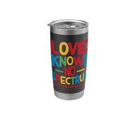 Love Knows No Spectrum Autism Awareness Stainless Steel Insulated Tumbler