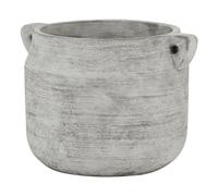 Love Lace Athena Stone Hydria Pot in White Love Lace White