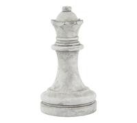 Love Lace Athena Stone Queen Chess Piece in White Love Lace White