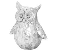 Love Lace Olive The Large Silver Ceramic Owl Love Lace Silver