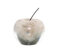 Love Lace Silver Apple Ornament Love Lace Silver