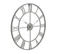 Love Lace Silver Skeleton Wall Clock Love Lace Silver