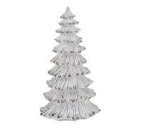 Love Lace Small Snowy Fir Tree Sculpture in White Love Lace White