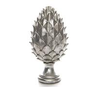 Love Lace Tall Silver Pinecone Finial Love Lace Silver