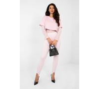 Love Lace Women's Butter Soft High Waist Long Leggings with Cuff in Pink Love Lace Pink One Size