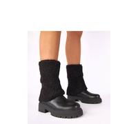 Love Lace Women's Darlene Ankle Boots with Rolled Upper for Autumn Winter in Black | Size: 5.5 Love Lace Black 5.5