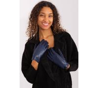 Love Lace Women's Elegant Touchscreen Gloves with Embroidered Flower on Index Finger in Blue | Size: Large/XL Love Lace Blue L/XL