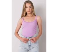 Love Lace Women's Seductive Striped Cotton Elastane Top in Violet Love Lace Violet One Size