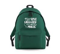 Love Laughter a Little Magic Backpack Rucksack 18L Bag - 42 x 31 x 21cm