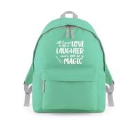Love Laughter a Little Magic Backpack Rucksack 18L Bag - 42 x 31 x 21cm