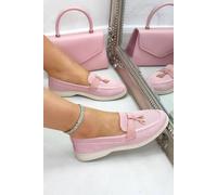 Love Lemonade Bloom Whisper Slip-On Loafers In Pink Pink