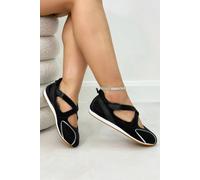 Love Lemonade Comfort Velocity Shadowline Trainers In Black Black