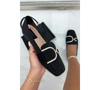 Love Lemonade Crystal Imperial Suede Loafers Limited Edition In Black Black 4