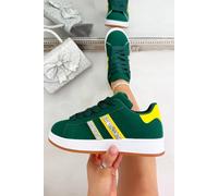 Love Lemonade Crystal Stripe Trainers Limited Edition In Green Green
