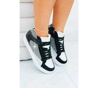 Love Lemonade Glitter Glam Safari Trainers Limited Edition In Black Black 5