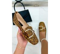 Love Lemonade Women's Crystal Imperial Suede Loafers in Beige | Size: 4
