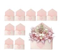 Love Letter Box - 10.6 X 8.6 X 1.57 Inch Design Collection, Romantic Floral Envelope Holder | Decorative Gift Container Organizer For Wedding Holiday Party Children Family Woman Courage