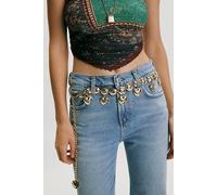 Love Letter Chain Belt at Free People in Gold Rush - female