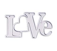 Love Letters Metal Cutting Dies 1.5 by 2.3 Inch Die Cuts for Card Making and Scrapbooking Valentine's Day Dies