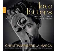 LOVE LETTERS (TRIBUTE TO CLARA & ROBERT SCHUMANN) - LA MARCA 2 CD NEW