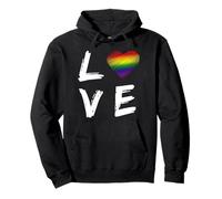 Love LGBT Gift For Proud Gays & Lesbians Pullover Hoodie