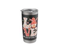 Love Librarian Life Gnome Easter Day Stainless Steel Insulated Tumbler