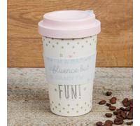Love Life Bamboo Travel Mug 400ml - I'm A Bad Influence