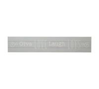 Love Life Giant Mant Plaque-Give Love,Laugh Lots