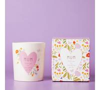 Love Life Sentiment Gift Ceramic Candle 190g - Mum Love Life Multicolor