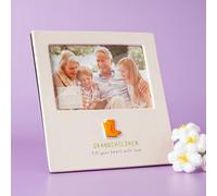Love Life Sentiment Gift Photo Frame 4" x 6" - Grandchildren in White Love Life White
