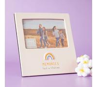 Love Life Sentiment Gift Photo Frame 4" x 6" - Memories in White Love Life White