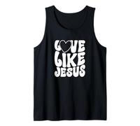 Love Like Jesus Christian Faith Message Tank Top