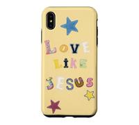 Love Like Jesus Cute Patchwork Quilt Butter Yellow Case for iPhone XS Max