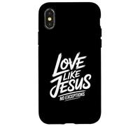 Love Like Jesus No Exceptions Christian Spirit Case for iPhone X/XS