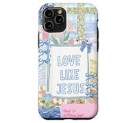 Love Like Jesus Patchwork Coquette Preppy Grandma Millennial Case for iPhone 11 Pro