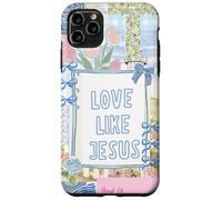 Love Like Jesus Patchwork Coquette Preppy Grandma Millennial Case for iPhone 11 Pro Max