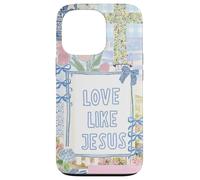 Love Like Jesus Patchwork Coquette Preppy Grandma Millennial Case for iPhone 13 Pro