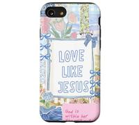 Love Like Jesus Patchwork Coquette Preppy Grandma Millennial Case for iPhone SE (2020) / 7 / 8