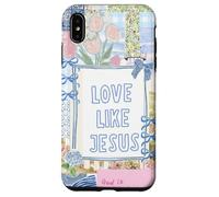 Love Like Jesus Patchwork Coquette Preppy Grandma Millennial Case for iPhone XS Max
