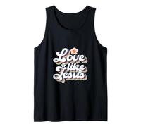 Love Like Jesus - Religious God Christian Words Tank Top