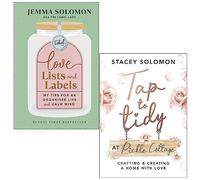 Love Lists and Labels By Jemma Solomon & Tap to Tidy at Pickle Cottage By Stacey Solomon 2 Books Collection Set