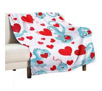 Love Little Dragon Blanket, Soft Flannel Fleece Blankets Quick-Dry, Lightweight Throw Blanket for Couch, Bed, Office & Travel, Ideal Gift for Family & Friends, 30"x40"